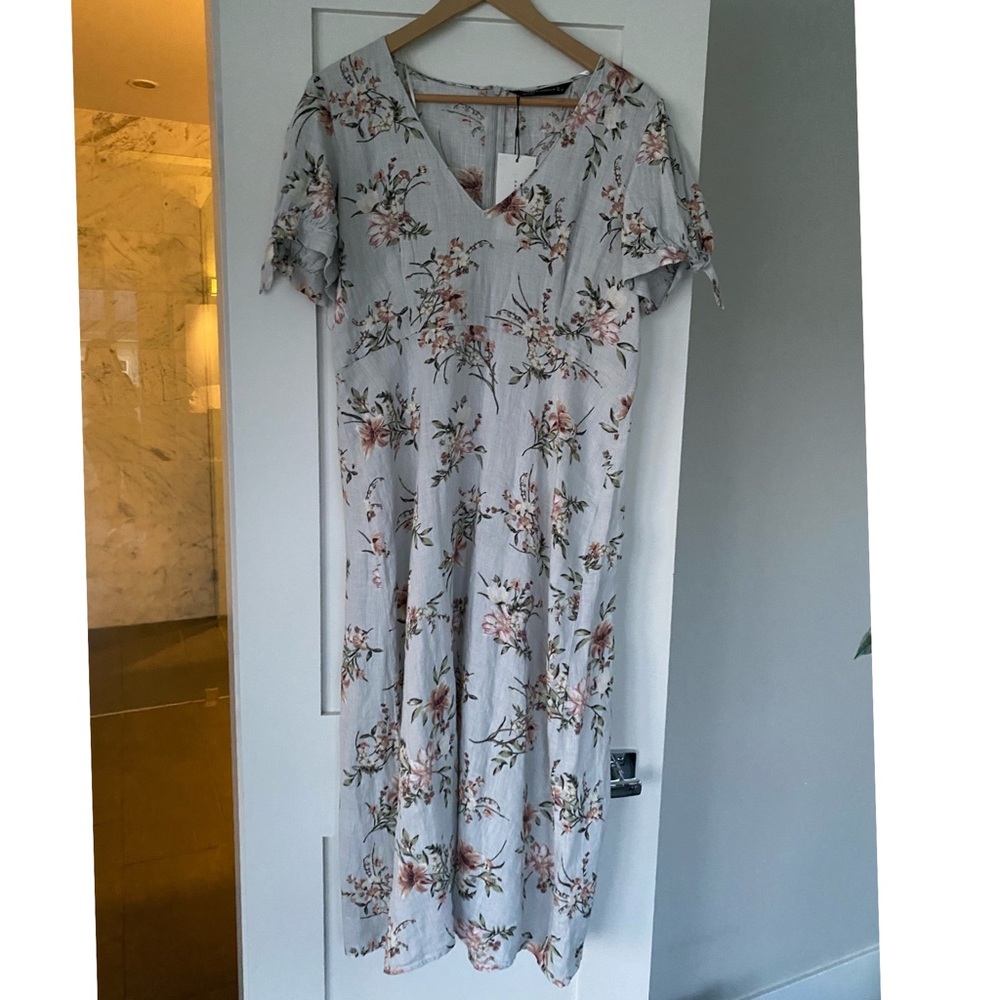 Zara midi length dress. New with tags